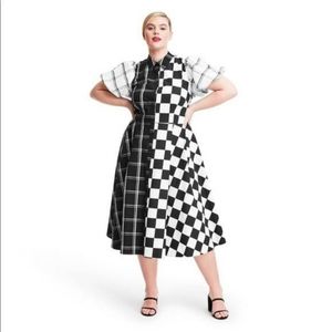 Christopher John Rogers Checker Dress